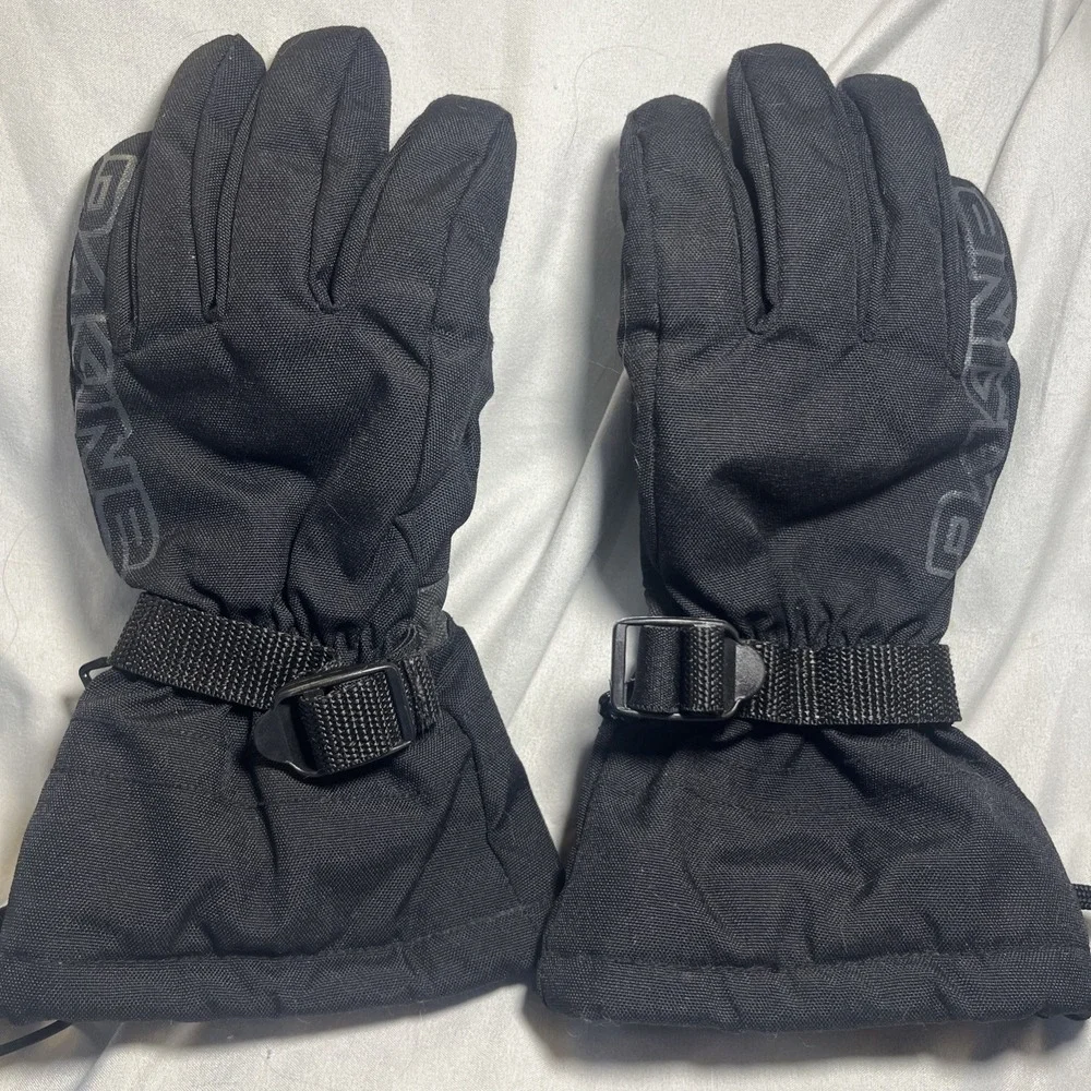 GORE-TEX  Dakine Ski Gloves, Sz Big Kid 7-12 Black.Gently Used, Waterproof, Warm